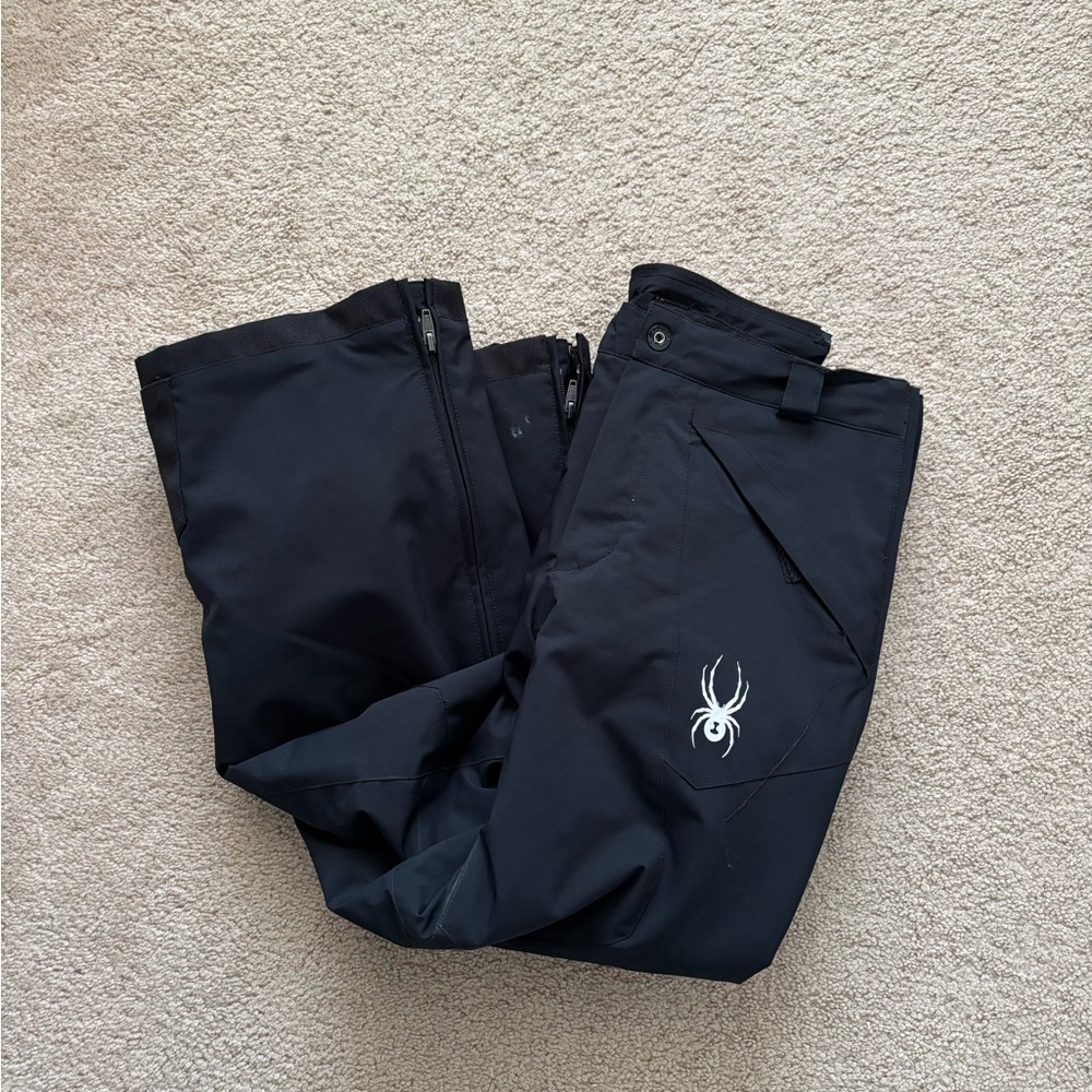 Spyder Kids Black Insulated Ski Pants